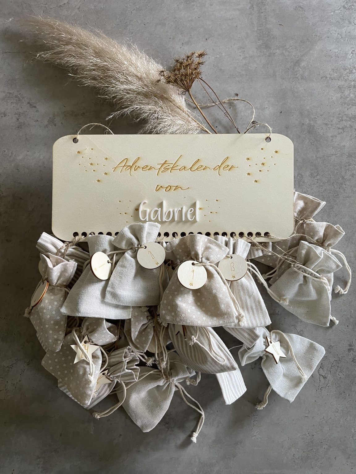 Personalisierter Baby Korb | Namenskorb Aus Baumwolle | 11x22x28cm Spielzeug Aufbewahrung